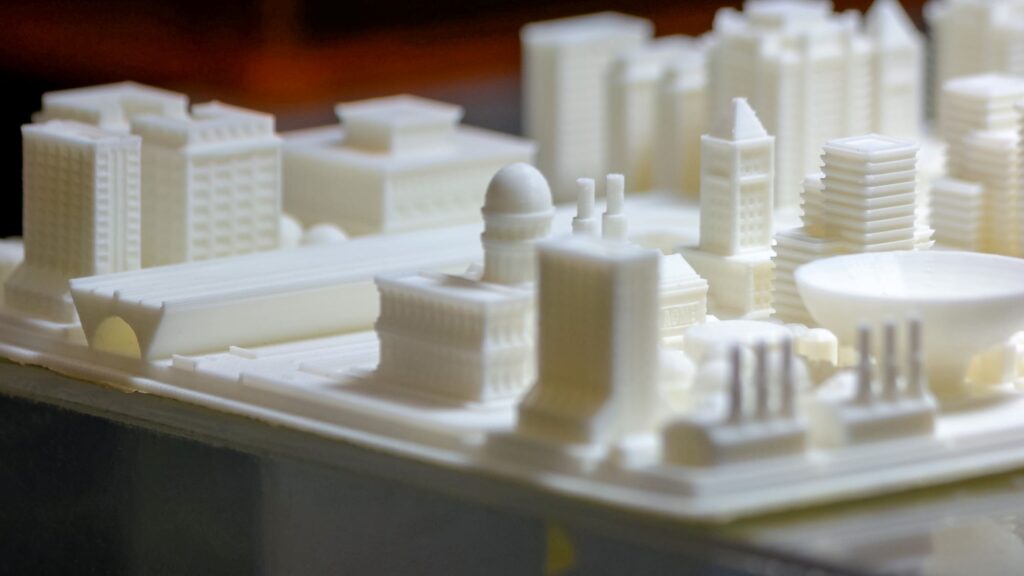 Maquette 3D printen architectuur